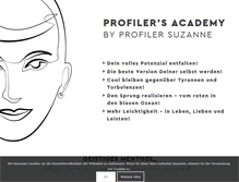 Tablet Screenshot of profilersacademy.com